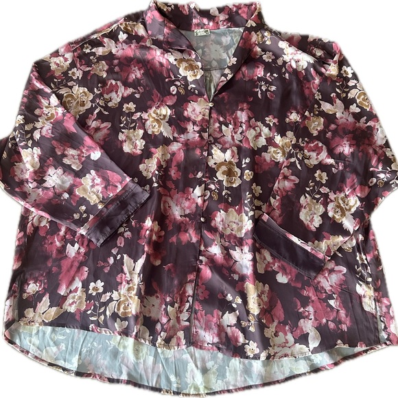 Free People Dreamy Days Pajama Set - Wine, XL - Picture 7 of 10